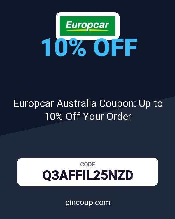 Europcar_AU NZ: Europcar Australia Coupon: Up to 10% Off Your Order