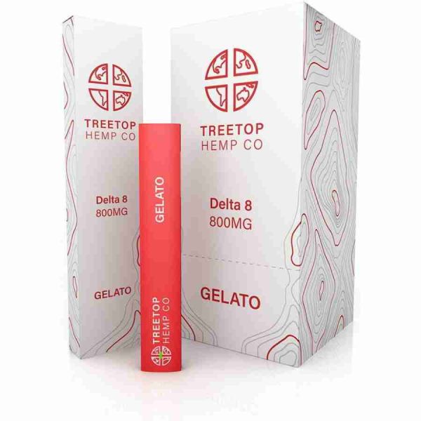 TreeTop Gelato 1g Delta 8 Disposable at D8 Super Store