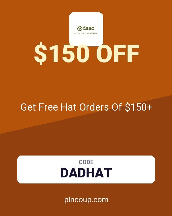 tasc Performance coupon: Get Free Hat Orders Of $150+