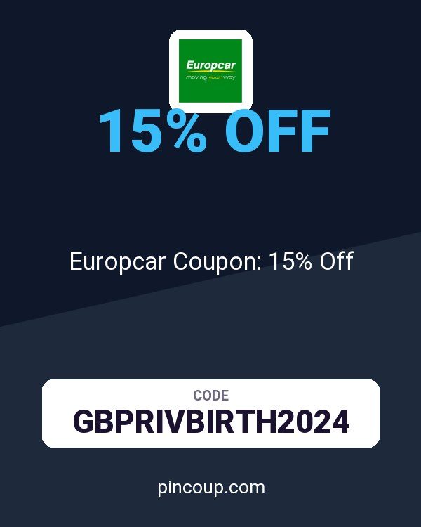 Europcar (US & Canada): Europcar Coupon: 15% Off