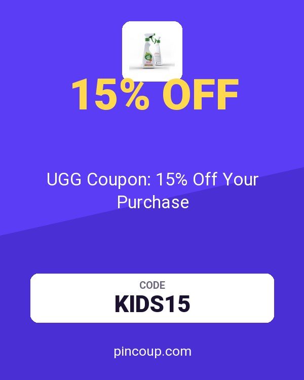 UGG Coupon: 15% Off Your Purchase
