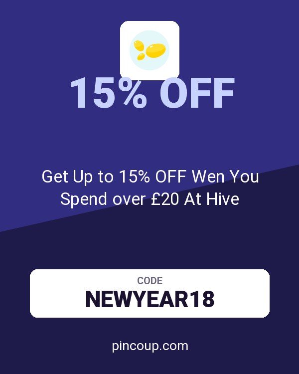 Hive Books coupon: Get Up to 15% OFF Wen You Spend over £20 At Hive