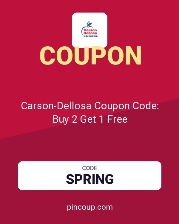 Carson-Dellosa Coupon Code: Buy 2 Get 1 Free