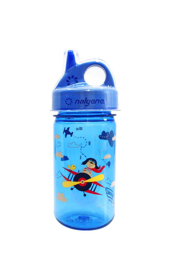12oz Kids Grip-N-Gulp with Graphics (Graphic: Bi-Plane) at Nalgene