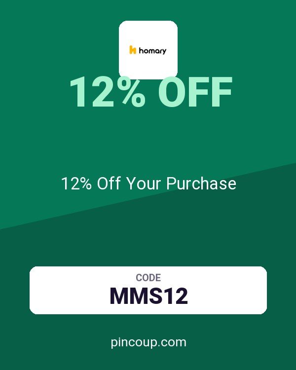 Homary International Limited coupon: 12% Off Your Purchase