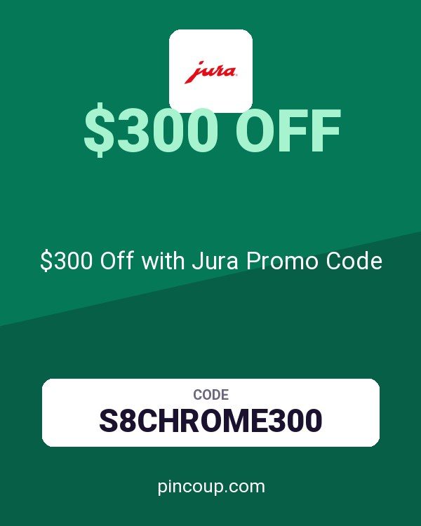 Jura Shop coupon: $300 Off with Jura Promo Code