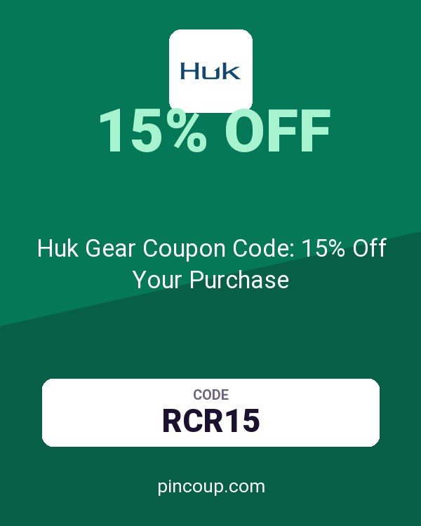Huk Gear Coupon Code: 15% Off Your Purchase