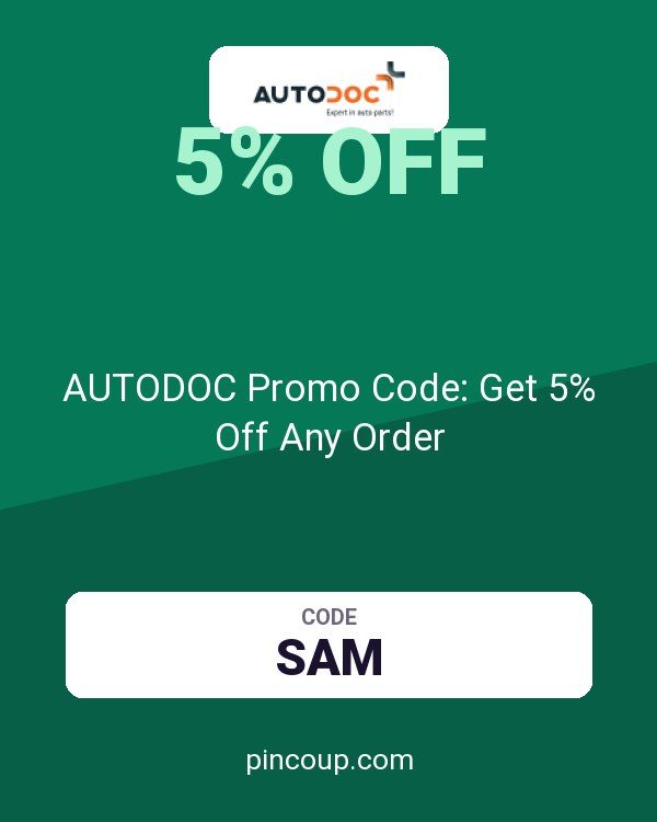 AUTODOC Promo Code: Get 5% Off Any Order