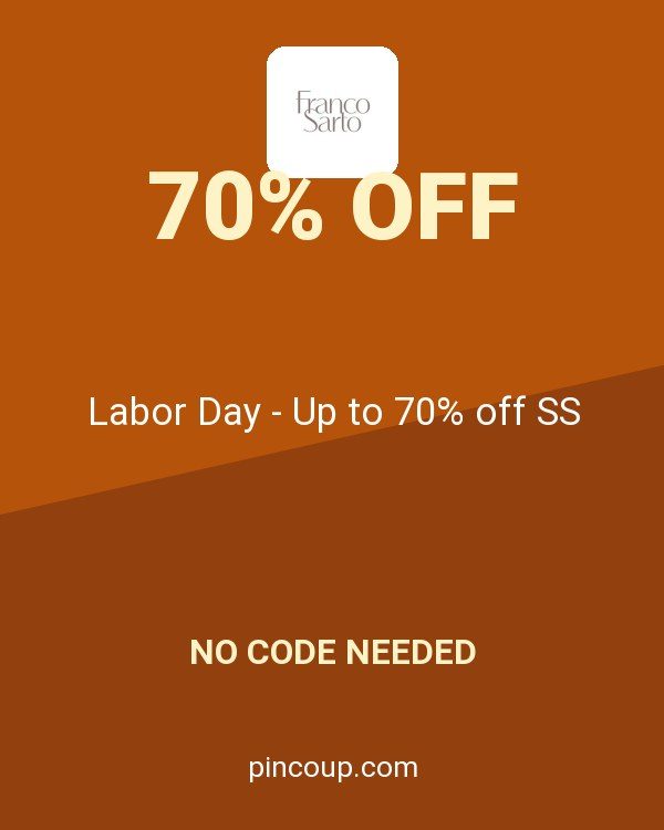 Franco Sarto coupon: Labor Day - Up to 70% off SS