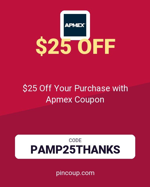 $25 Off Your Purchase with Apmex Coupon