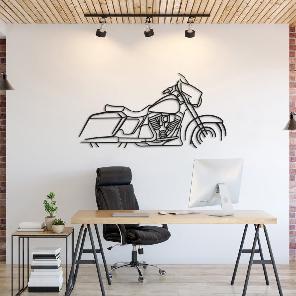 Harley Davidson Street Glide Metal Motorcycle Wall Art - MT1094 - 32" - 80 cm at Modello Turbo LLC