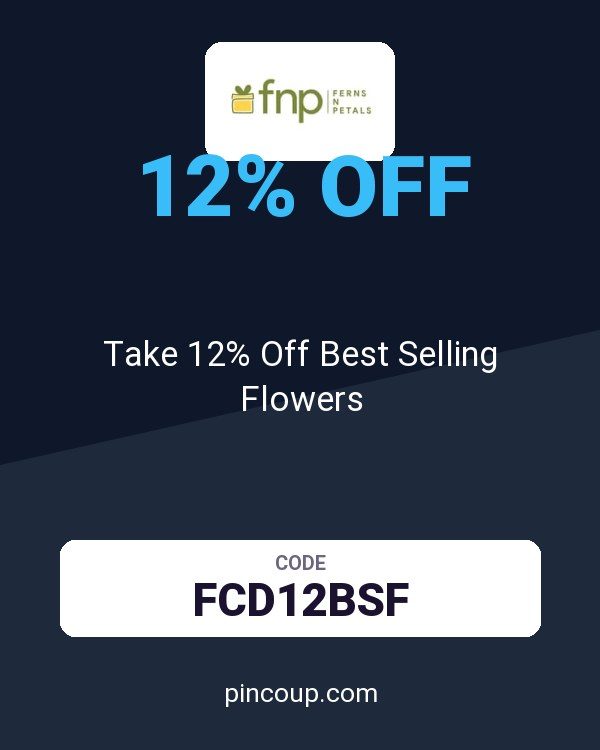 Ferns N Petals coupon: Take 12% Off Best Selling Flowers