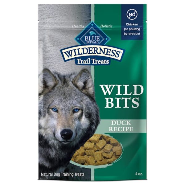 Blue Buffalo Wilderness Wild Bits Grain-Free Duck Recipe Soft & Chewy Training Treats for Dogs, 4 oz at PETCO Animal Supplies