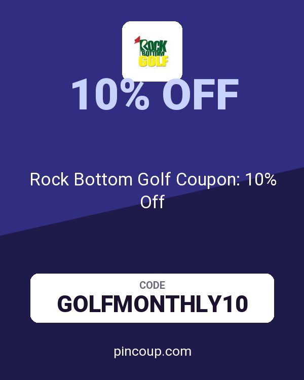 Rock Bottom Golf Coupon: 10% Off