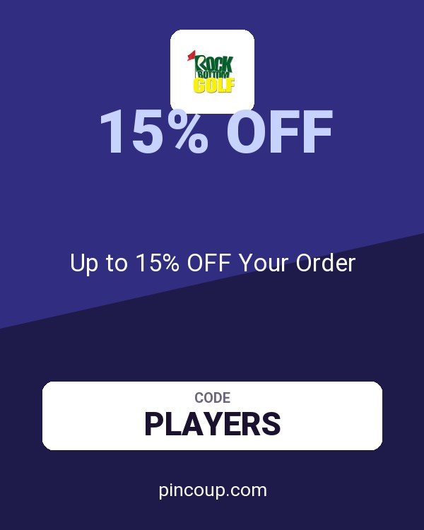Rock Bottom Golf coupon: Up to 15% OFF Your Order