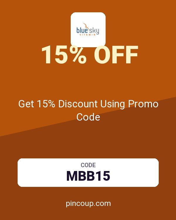 Blue Sky Vitamin coupon: Get 15% Discount Using Promo Code