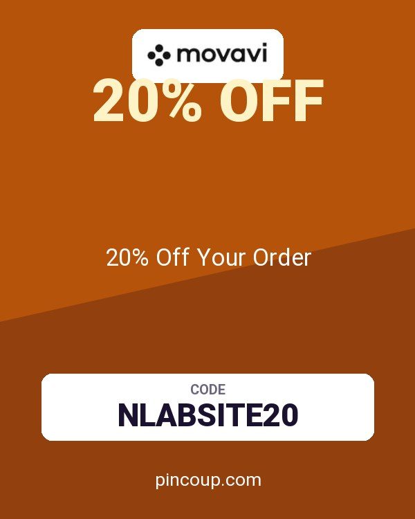 Movavi coupon: 20% Off Your Order