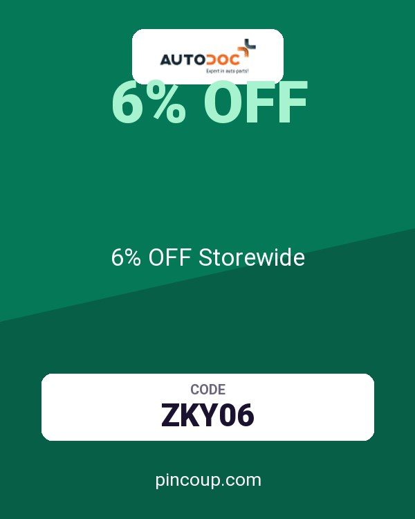 Autodoc coupon: 6% OFF Storewide