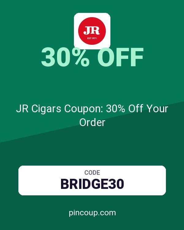 JR Cigars Coupon: 30% Off Your Order