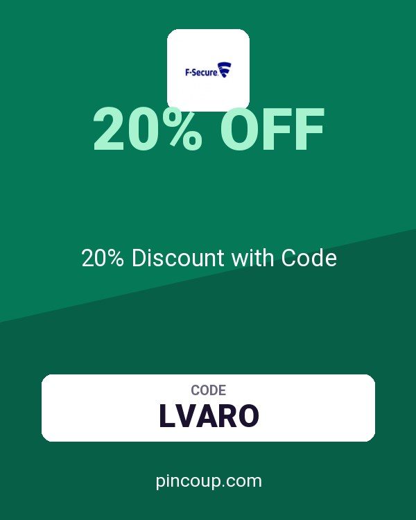 F-Secure | Internet Security & VPN coupon: 20% Discount with Code