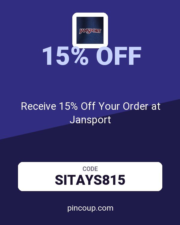Receive 15% Off Your Order at Jansport