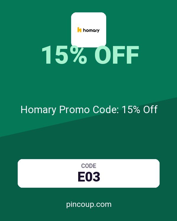 Homary International Limited coupon: Homary Promo Code: 15% Off