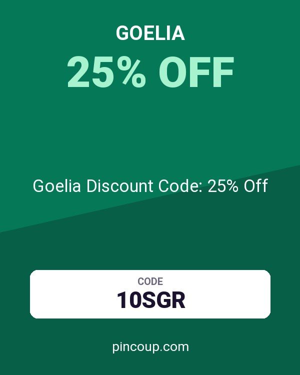 Goelia Discount Code: 25% Off