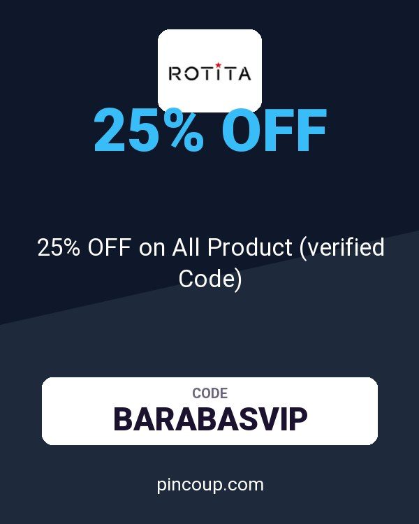 Rotita coupon: 25% OFF on All Product (verified Code)