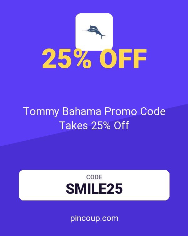 Tommy Bahama Promo Code Takes 25% Off