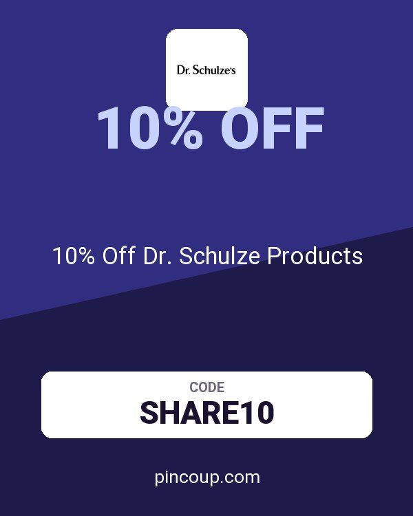 Dr. Schulze's coupon: 10% Off Dr. Schulze Products