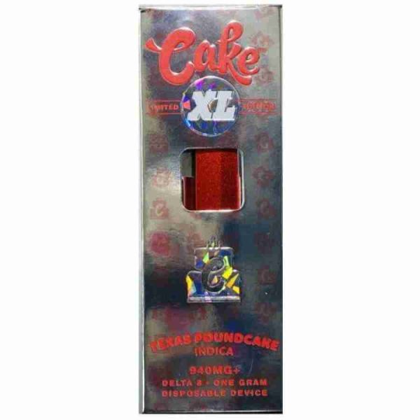 Cake Texas Poundcake XL 1g Delta 8 Disposable at D8 Super Store