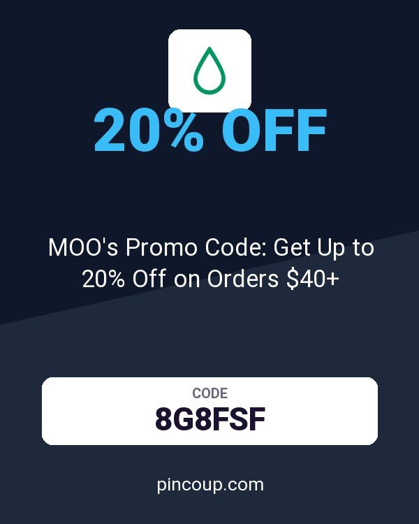 MOO's Promo Code: Get Up to 20% Off on Orders $40+