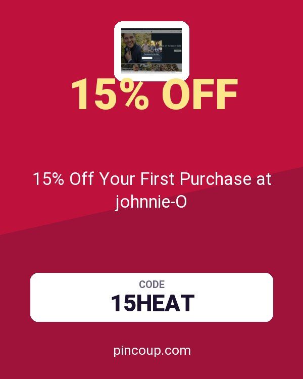 15% Off Your First Purchase at johnnie-O