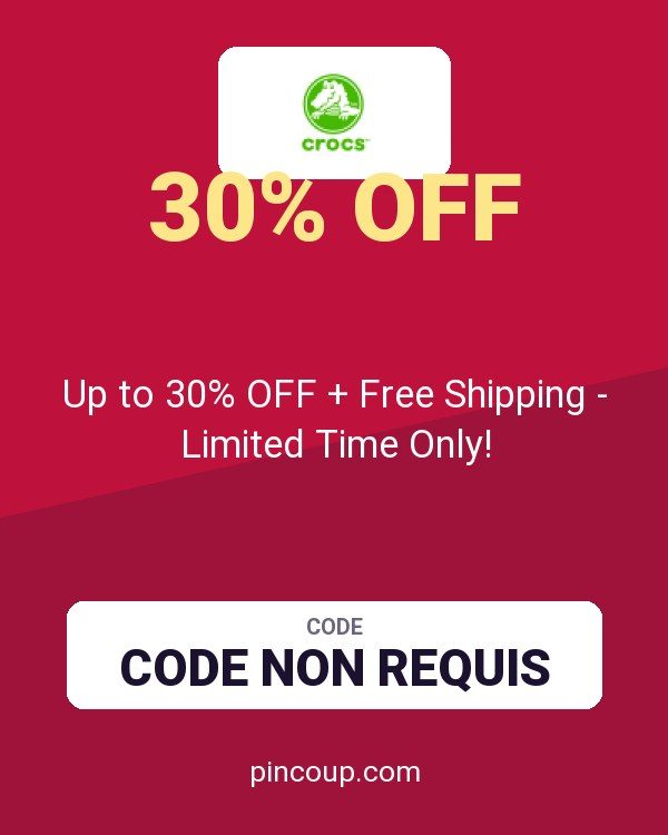 Crocs coupon: Up to 30% OFF + Free Shipping - Limited Time Only!