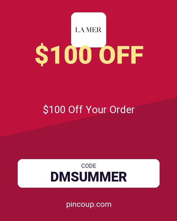 Creme De La Mer coupon: $100 Off Your Order