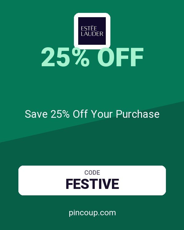 Estee Lauder coupon: Save 25% Off Your Purchase