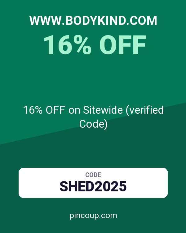 www.bodykind.com coupon: 16% OFF on Sitewide (verified Code)