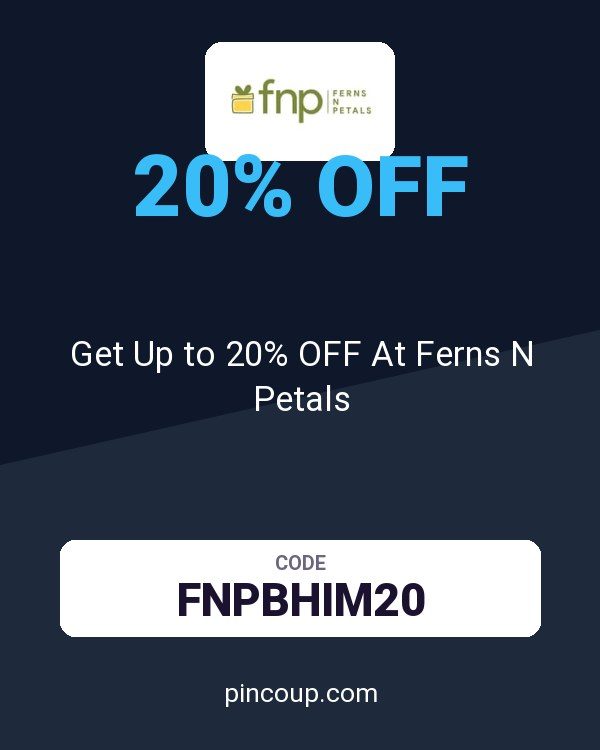 Get Up to 20% OFF At Ferns N Petals