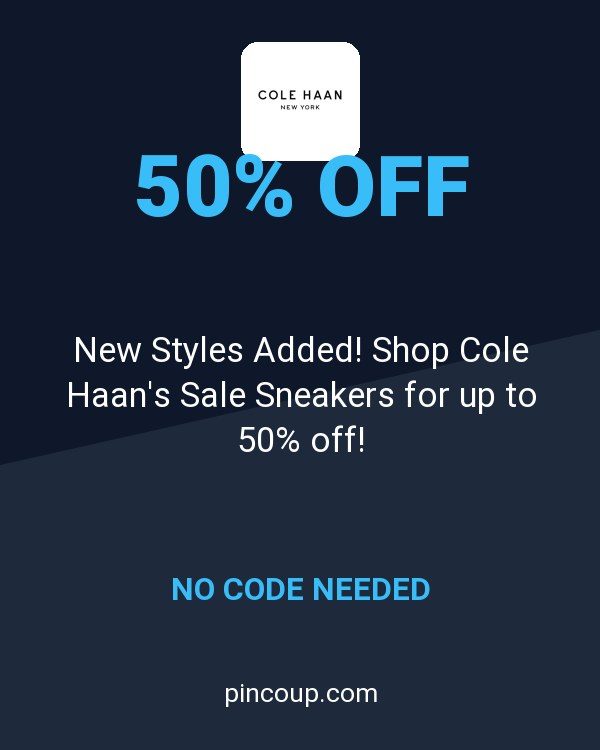 New Styles Added! Shop Cole Haan's Sale Sneakers for up to 50% off!