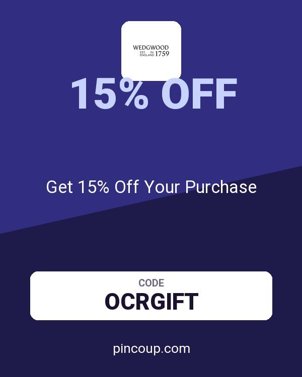 Wedgwood CA coupon: Get 15% Off Your Purchase