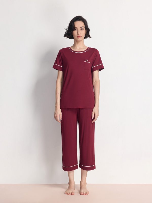 Women's GYS Premium™ Bamboo Charming Bowlines Set - Wine / S
