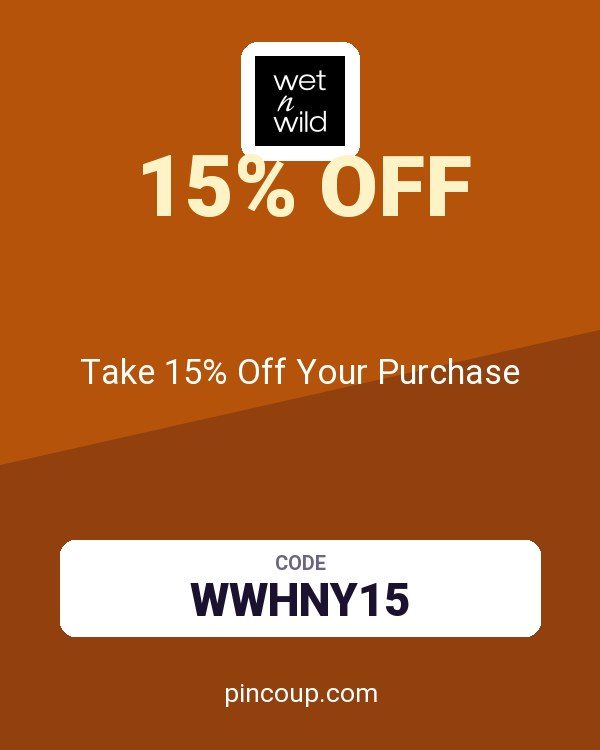 Wet n Wild coupon: Take 15% Off Your Purchase