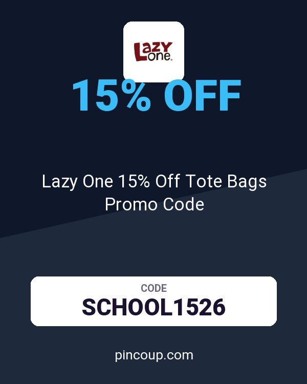 Lazy One 15% Off Tote Bags Promo Code