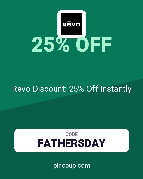 Revo Discount: 25% Off Instantly