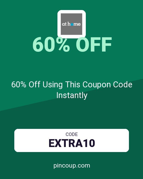 At Home: 60% Off Using This Coupon Code Instantly