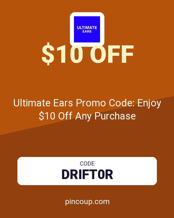 Ultimate Ears - US & coupon: Ultimate Ears Promo Code: Enjoy $10 Off Any Purchase