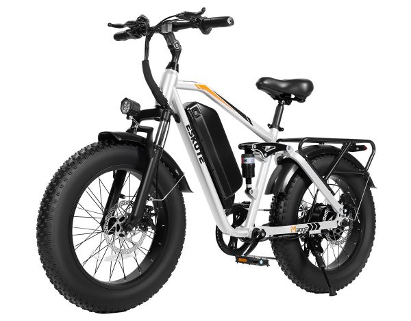 Eskute® M300F All-Terrain Electric Bike - White / Bike at Eskute Ebikes