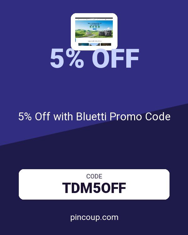 5% Off with Bluetti Promo Code