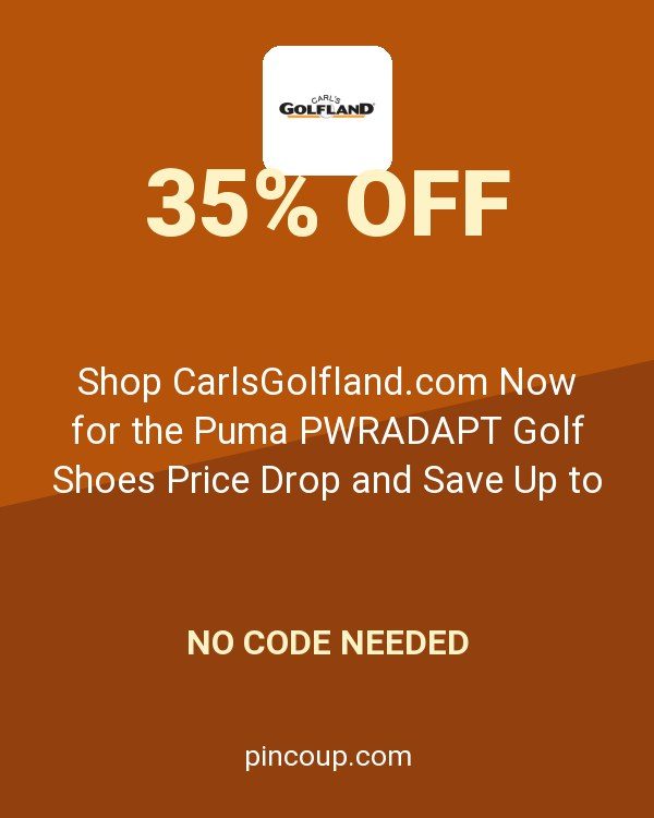 Shop CarlsGolfland.com Now for the Puma PWRADAPT Golf Shoes Price Drop and Save Up to 35% for a Limited Time!