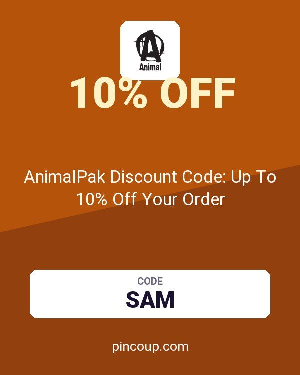 AnimalPak Discount Code: Up To 10% Off Your Order
